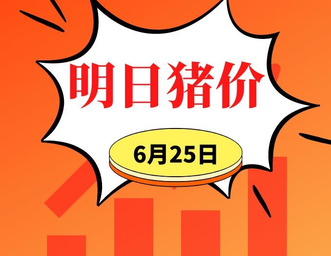 6.25明日猪价早知道,全国最新猪价信息