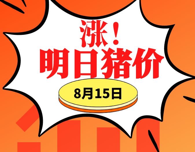 多地上涨！8.15明日猪价早知道,全国最新猪价信息