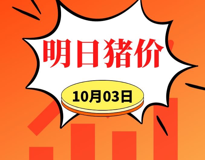 10.3明日猪价早知道,全国最新猪价信息