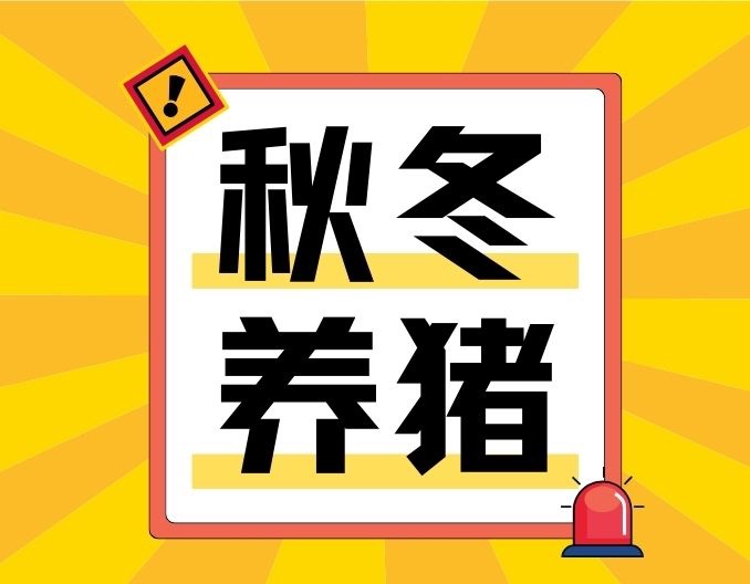 环境对于养猪的重要性，你知道吗？秋冬季猪场在管理上更需注重细节！