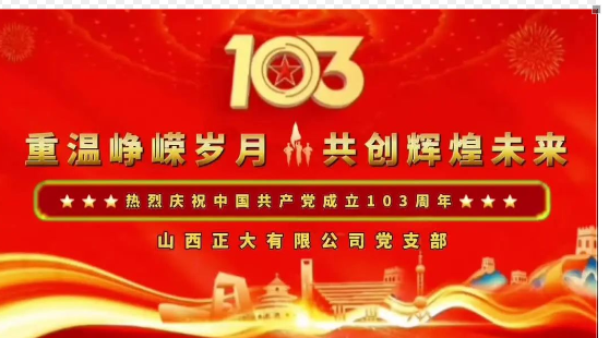 山西正大党支部2024年庆“七一”主题党日活动