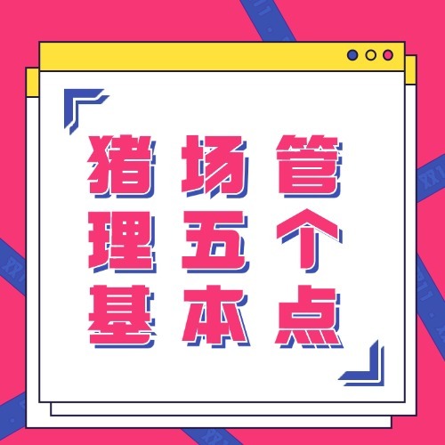 猪场管理五个基本点