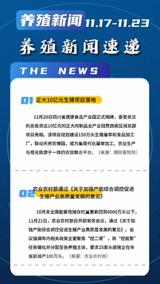 养殖新闻一周速递（2025.11.17-11.23）