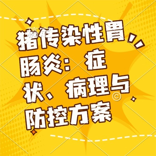 猪传染性胃肠炎：症状、病理与防控方案