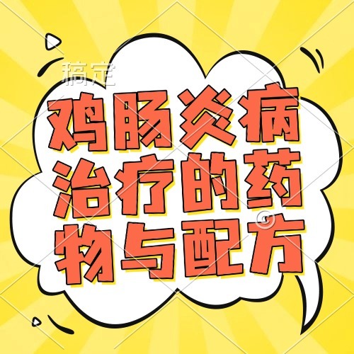 鸡肠炎病治疗的药物与配方