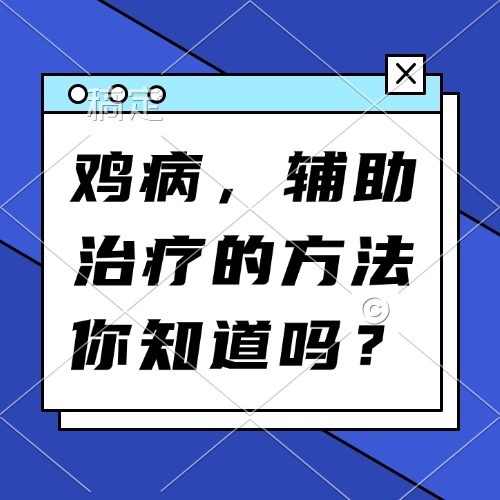 鸡病，辅助治疗的方法你知道吗？