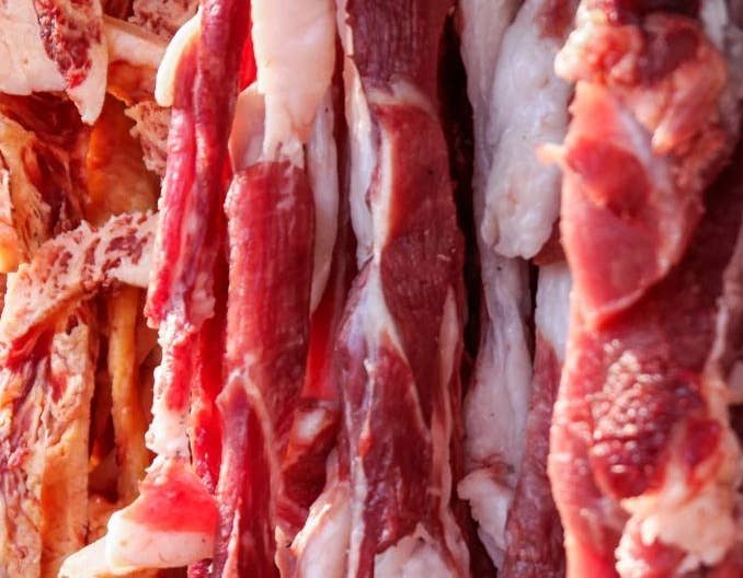 一半是猪肉，一半是下水